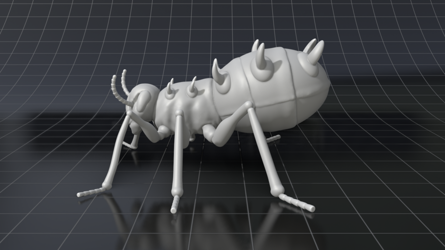 3d Printed Space Bug By Gydwin Pinshape