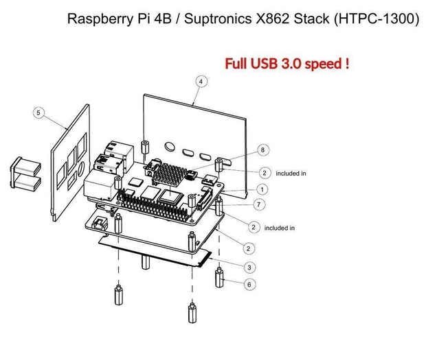 Raspberry Pi UC  /  Case for Kodi Media Center 3D Print 389762