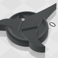 Klingon insignia keychain attachment - Thumbnail 1
