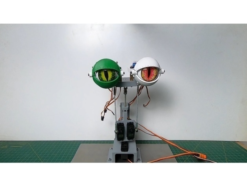DIY Neck mechanism for animatronics and puppets
