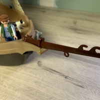 Small bateau pirate playmobil beaupré/front mat 3D Printing 389902