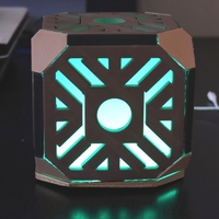 Small Lighted LED Holocron (Star Wars) 3D Printing 389977