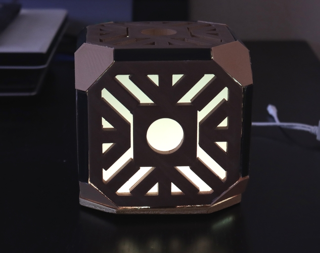 Lighted LED Holocron (Star Wars) 3D Print 389978