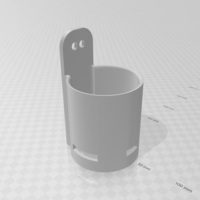 Small Mountable Pen Holder 3D Printing 390026