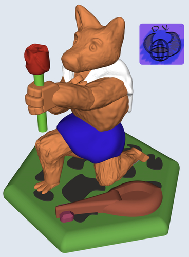 DND - Fox Bard 3D Print 390027