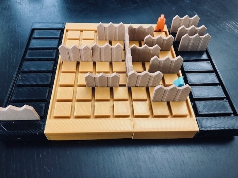 Mini-Quoridor Game