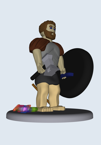 Young Dwarf Soldier 3D Print 390147