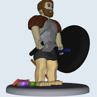 Young Dwarf Soldier - Thumbnail 3