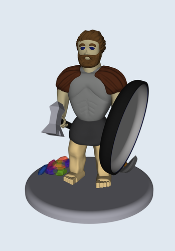 Young Dwarf Soldier 3D Print 390149