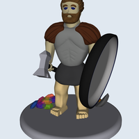Young Dwarf Soldier - Thumbnail 5