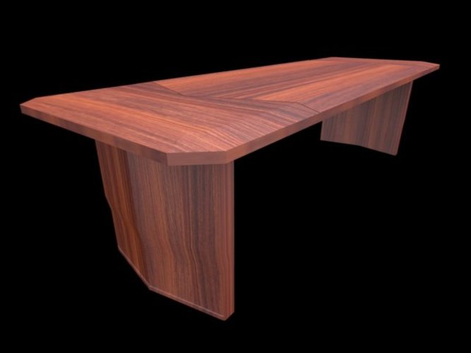 Modern Japanese Boardroom Table 3D Print 39017