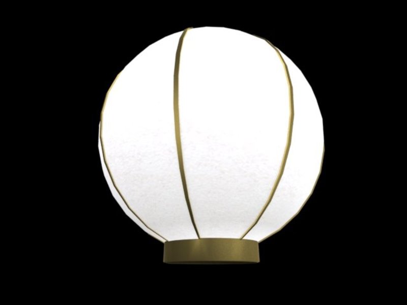 Round Japanese Light