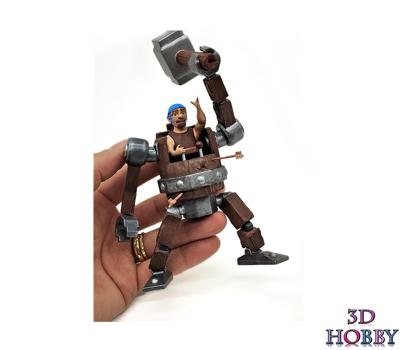 battle machine sculpture model clash of clans