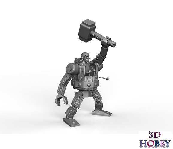 battle machine sculpture model clash of clans 3D Print 390218