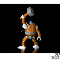 battle machine sculpture model clash of clans - Thumbnail 3