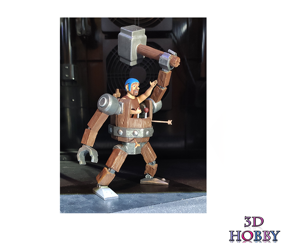 battle machine sculpture model clash of clans 3D Print 390220