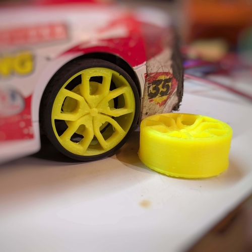 R/C wheel rim replacement 3D Print 390246