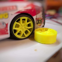 Small R/C wheel rim replacement 3D Printing 390246