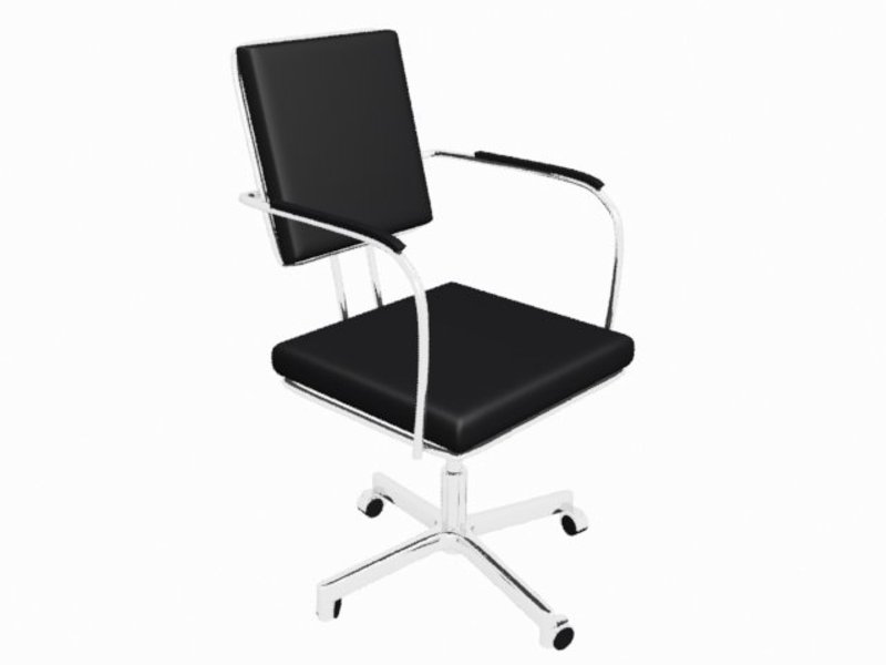 Art deco-themed office chair