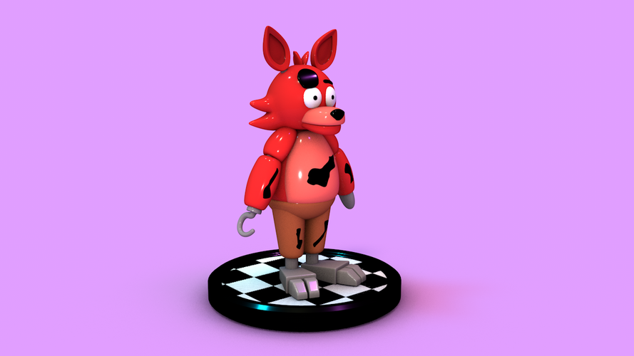 FNAF - Foxy Wammy Toy 3D Print 390316