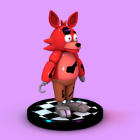 Small FNAF - Foxy Wammy Toy 3D Printing 390316