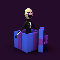 Small FNAF2 - PUPPET WAMMY TOY 3D Printing 390320