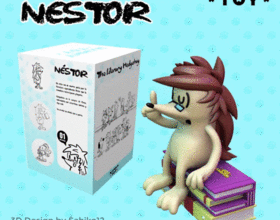 Pin Néstor - The Literary Hedgehog Series 3D Printing 390328