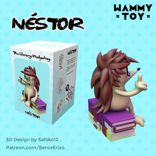 Néstor - The Literary Hedgehog Series 3D Print 390330
