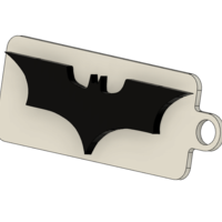 Small Batman Keychain 3D Printing 390341
