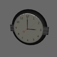 Small Art Deco Clock 3D Printing 39035