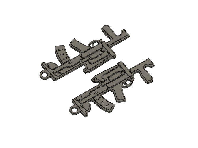 Groza Keychain 3D Print 390354