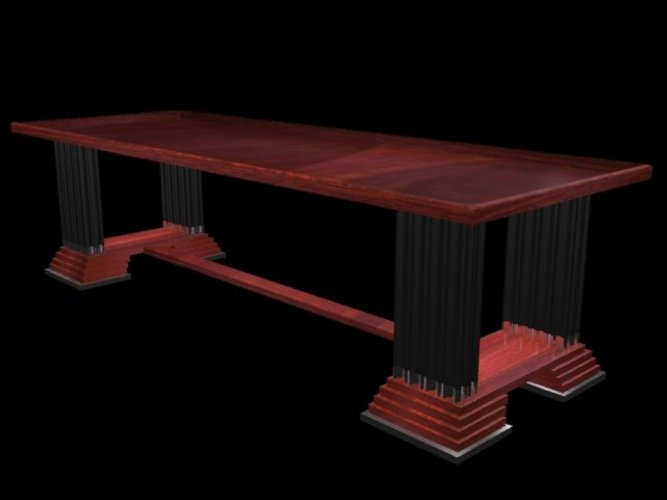 Art Deco Boardroom table 3D Print 39036