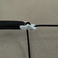 Small ultra non-slip cord lock/line lock for thin shock cord 3D Printing 390411