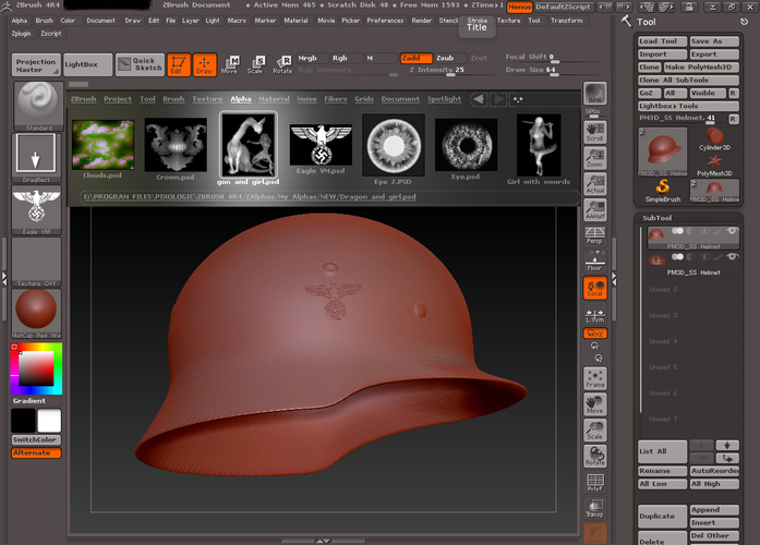 WW 2 German helmet 3D Print 390429