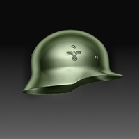 WW 2 German helmet - Thumbnail 4