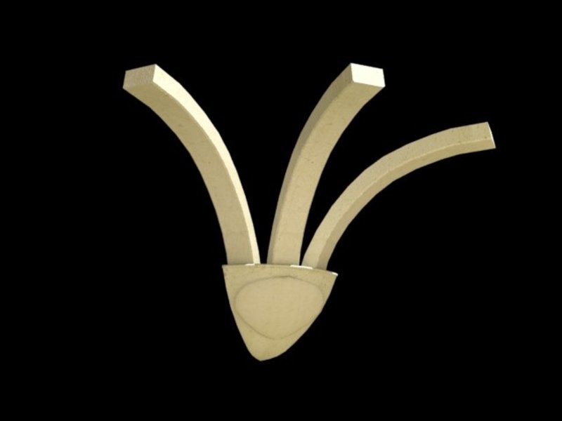 An interior building bracket