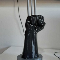 WOLVERINE LOGAN HEADSET HOLDER GAMER SOPORTE AURICULARES STL - Thumbnail 2