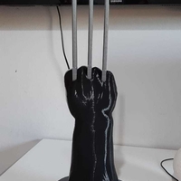 WOLVERINE LOGAN HEADSET HOLDER GAMER SOPORTE AURICULARES STL - Thumbnail 4