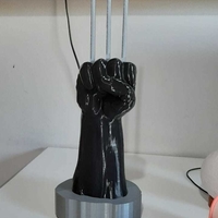 WOLVERINE LOGAN HEADSET HOLDER GAMER SOPORTE AURICULARES STL - Thumbnail 5