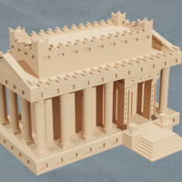Small Palmyra Temple 3D Printing 390562