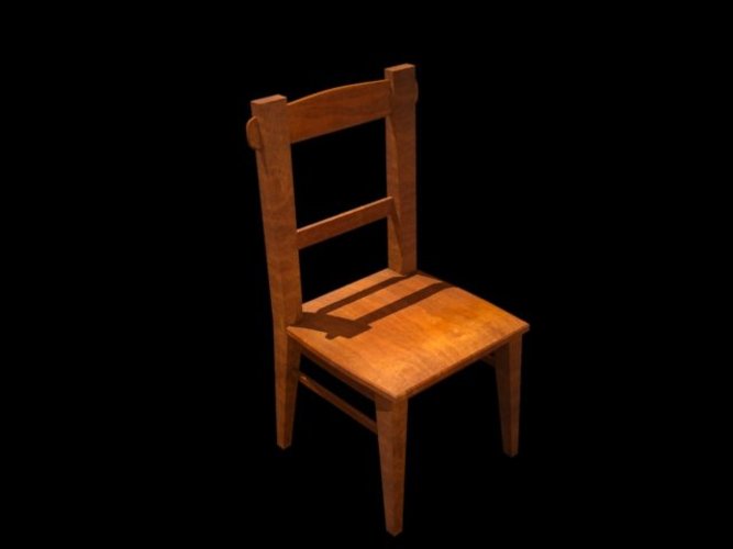 Medieval Restaurant Chair 3D Print 39059