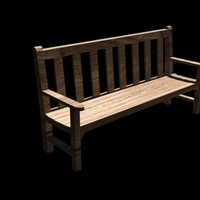 Small Street Bench 3D Printing 39064