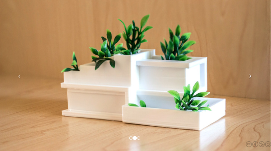 modern plant pots 3D Print 390649