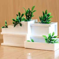 Small modern plant pots 3D Printing 390649