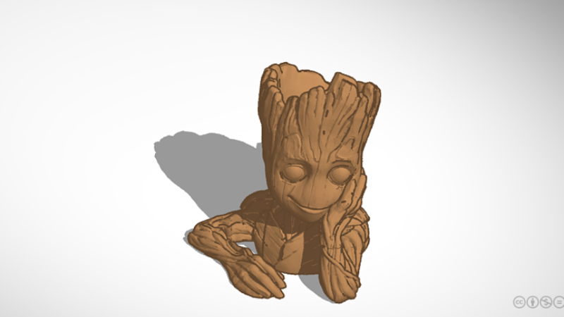 groot flower pot