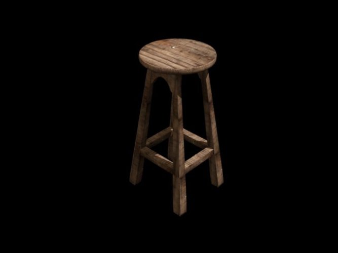 A bar stool 3D Print 39066