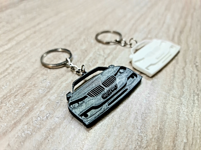BMW F30 FRONT VIEW KEYCHAIN 3D Print 390685