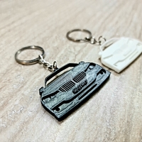 BMW F30 FRONT VIEW KEYCHAIN - Thumbnail 4