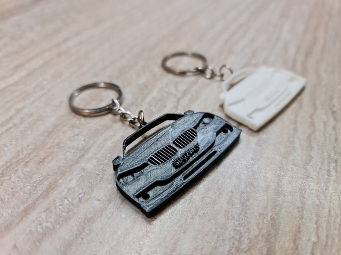 BMW F30 FRONT VIEW KEYCHAIN 3D Print 390686
