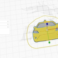 FORD FOCUS 2 FACELIFT FRONT VIEW KEYCHAIN - Thumbnail 1